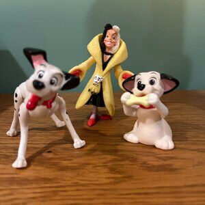 VINTAGE BURGER KING 101 DALMATIANS KIDS MEAL TOY SET